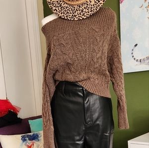 Adorable Off- the- shoulder Sweater